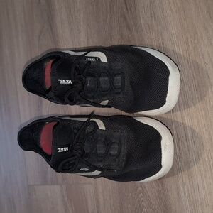 Black and white vans